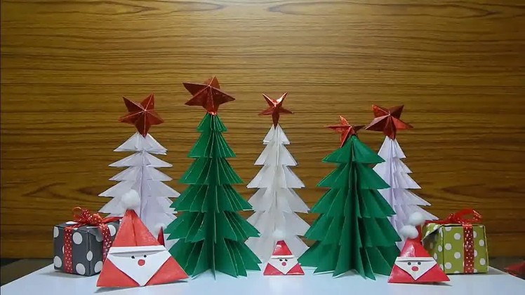 3D Paper Christmas Tree