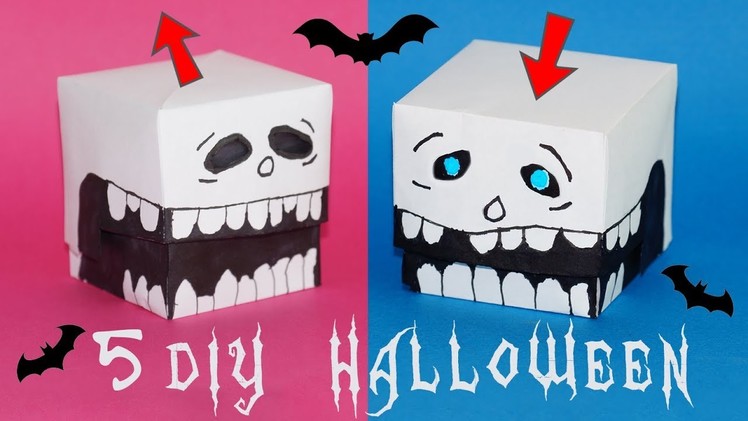 5 EASY AND COOL DIY HALLOWEEN | Easy DIY Paper crafts ideas