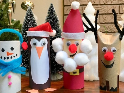 Christmas Crafts | Toilet Paper Roll Crafts For Kids