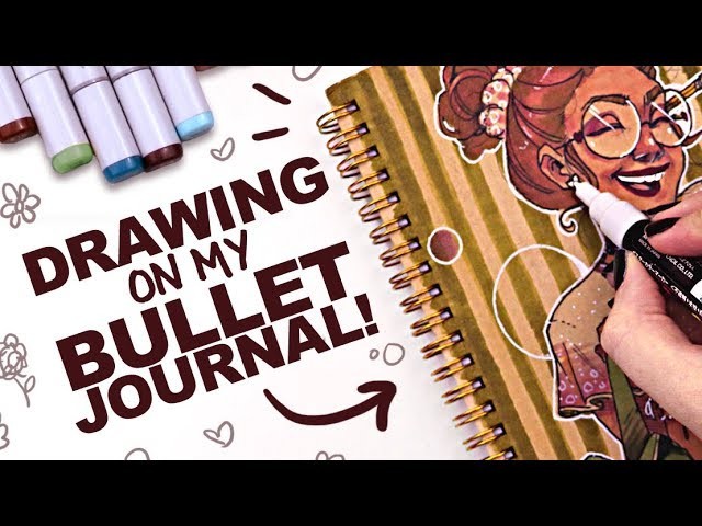 CUSTOMIZING MY BULLET JOURNAL! | Copic Markers on Toned Paper