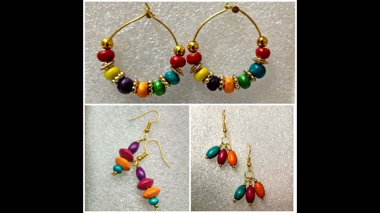 Diy Beaded Earrings Daily Wear How To Make Handmade Bead Diy Beaded Earrings Daily Wear How To Make Handmade Bead Making At Home
