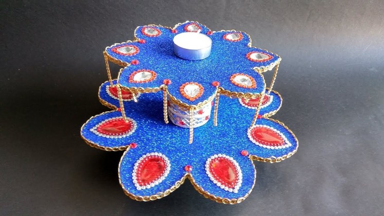 DIY | Candle holder | Diya Stand | Diwali decoration