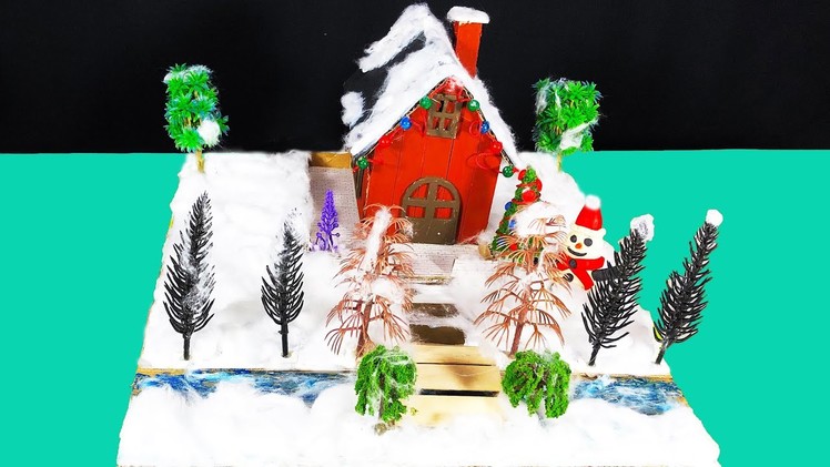 DIY Christmas Decor! How to Make Snowman & Miniature House