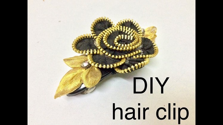 DIY hairclips. Designer accessories