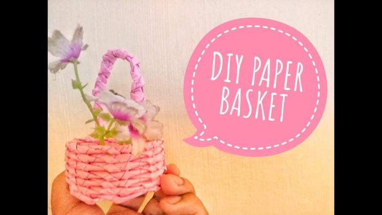DIY Paper Basket Perfect for Wedding Souvenir