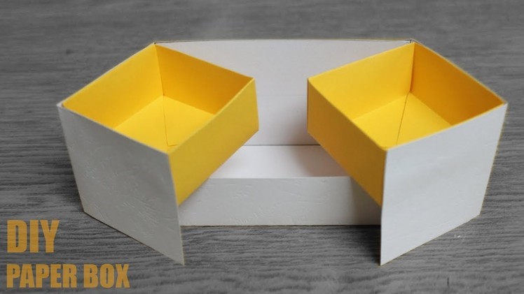 DIY Paper Box Organizer - DIY Activities with Paper