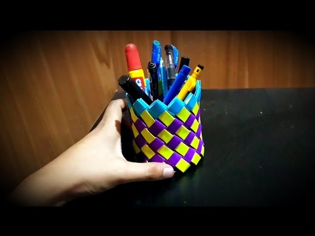 DIY  paper Pen Stand || Easy Craft Work !