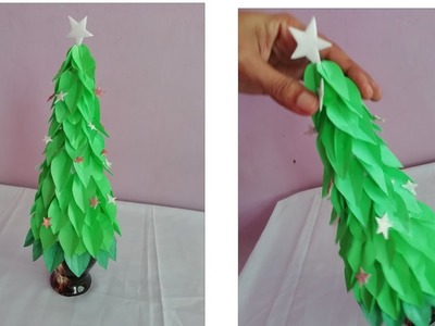DIY:Paper tree!! How to make beautiful paper tree | hand made paper craft | home decor