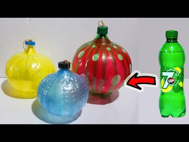 DIY-Plastic bottle craft ideas with Balloon Best out of waste craft with balloon & Plastic bottle