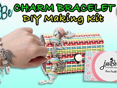 Easy DIY Charm Bracelet Making Kit by justBe | Unboxing & Review SGL