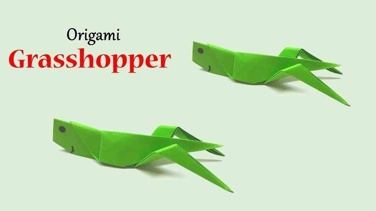 Easy Origami Grasshopper | How to Fold Paper Grasshopper | Tutorial by Origami Arts
