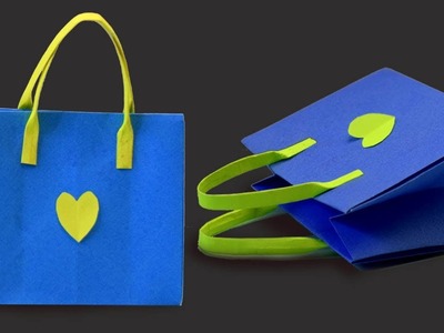 Easy Origami Handmade Mini Paper Bags | DIY Paper Crafts | Origami Kids Bag