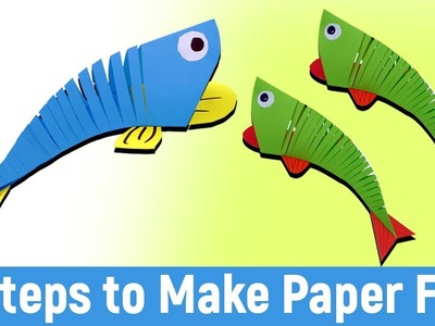 Easy Paper Fish - Paper Craft for School