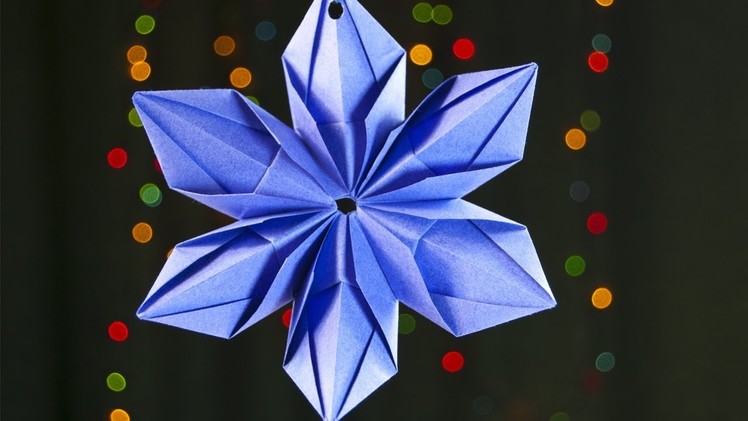 Easy Paper Snowflakes | Christmas Decoration