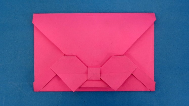 Envelope Making At Home From a Piece of Square Paper || Easy Origami Envelope