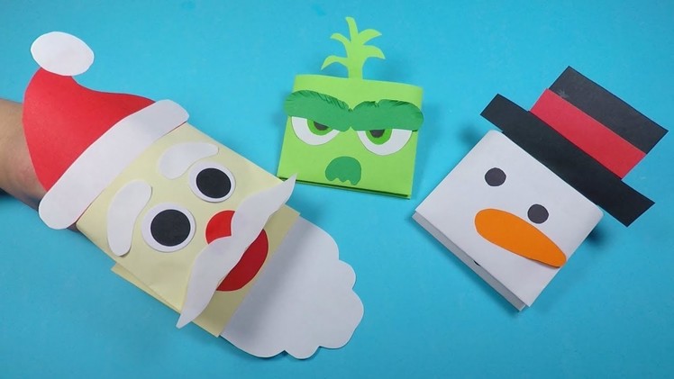 Fun Christmas Paper Puppets Combo | Christmas Crafts for Kids