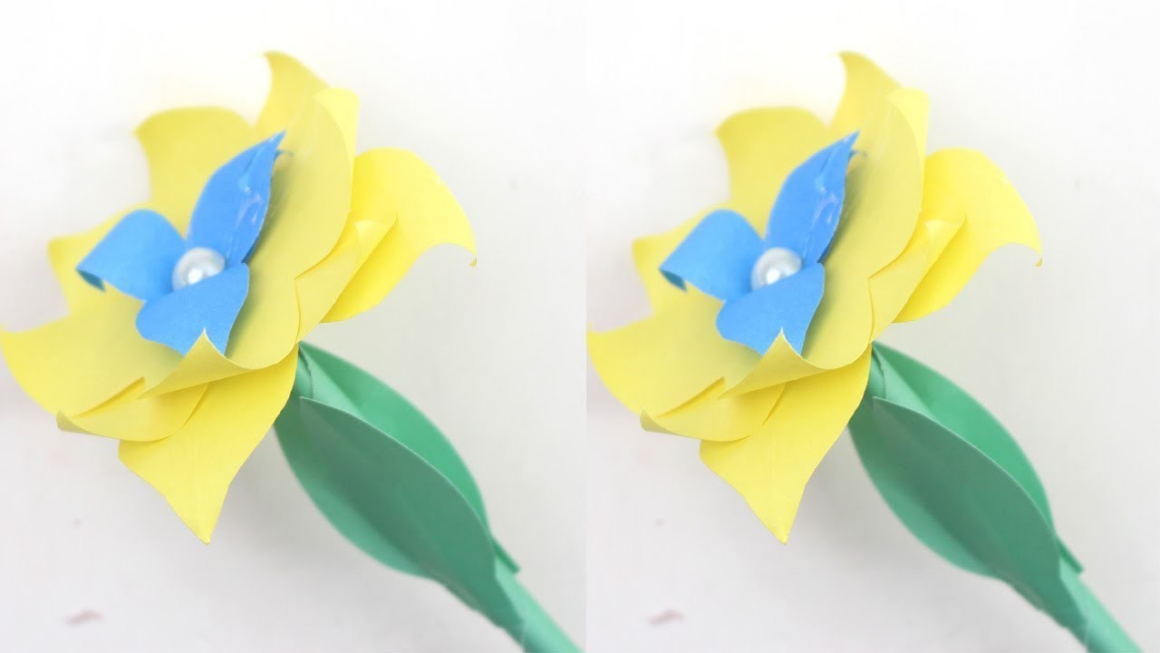 How to Make A Gift Flower | Easy Flowers Making | Handmade Gift Ideas |  Paper Crafts Ideas