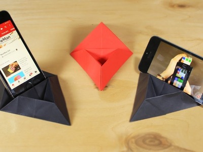 HOW TO MAKE A PHONE HOLDER STEP BY STEP ORIGAMI TUTORIAL