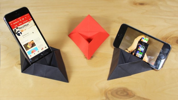 HOW TO MAKE A PHONE HOLDER STEP BY STEP ORIGAMI TUTORIAL