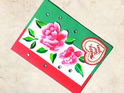 How to make a simple new year greetings card