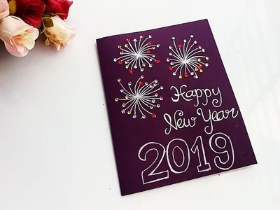 How to make new year card. Handmade New Year Card Idea. 