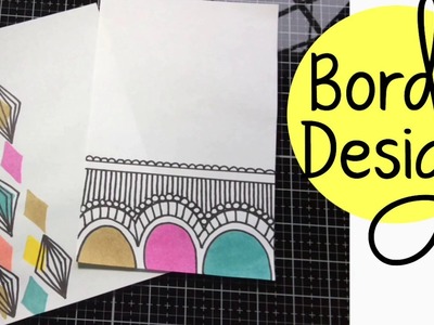 New Border Designs on Paper | Attractive Borders for Projects| | Simple Borders
