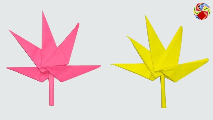 Origami Maple Leaf - Paper Maple Leaf Easy Folding Instructions - Origami Arts