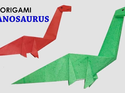 Origami Titanosaurus - Paper Dinosaur - Origami Arts