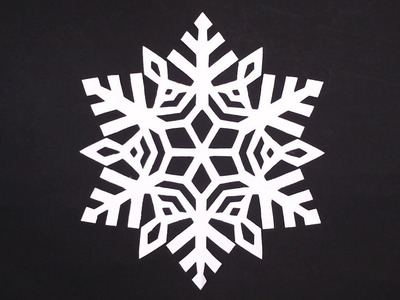 Paper snowflake tutorial! Snowflakes in 8 minutes 2019