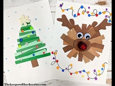 Paper Strips Christmas Crafts