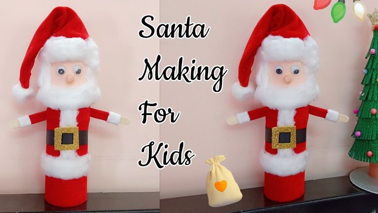 Santa Claus.How to make Christmas Santa Claus at home.Santa Claus Making for Kids.Christmas Decor