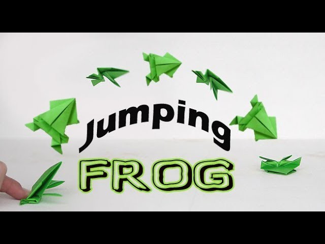 Super Fun Origami ???? Jumping Frog ???? | Easy Origami for Kids | Paper Folding Crafts