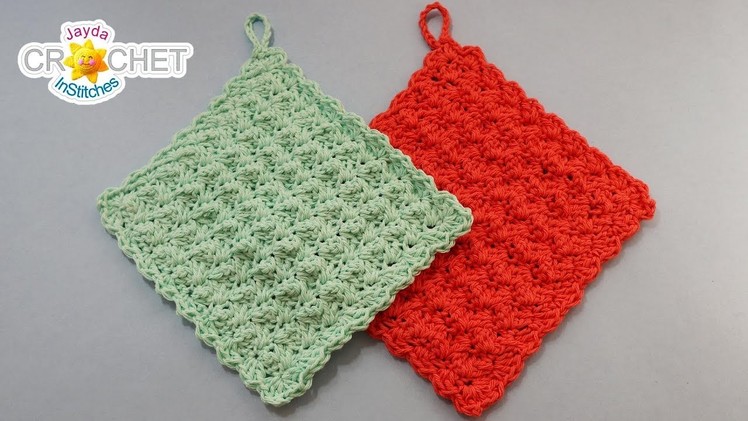 A Pretty Simple Dishcloth - Crochet Quick Fix