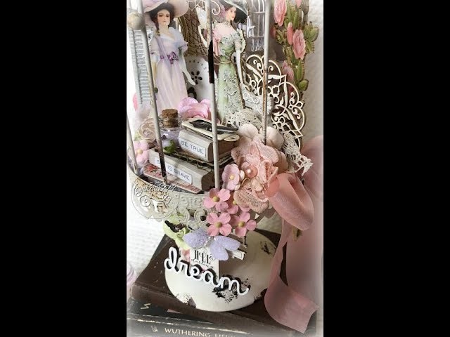 Altered Shabby Chic Birdcage (DT Project for Reneabouquets)