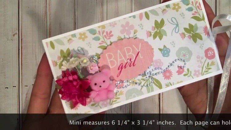 Baby Girl Zig Zag Accordion Mini Album