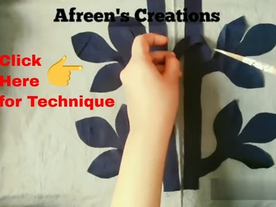 #Bedsheet#Designing#APPLIQUE#TRICK#leaves#CUTTING#Tutorial #TECHNIQUE#Pillow Cover#APPLIC#tutorial