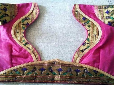 Blouse Pattern For Paithani Sarees Patch Work Blouse Designs