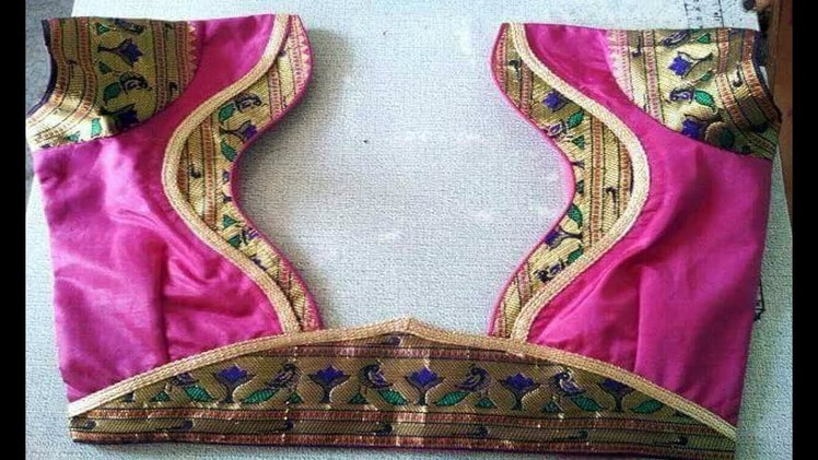 Blouse Pattern For Paithani Sarees Patch Work Blouse Designs