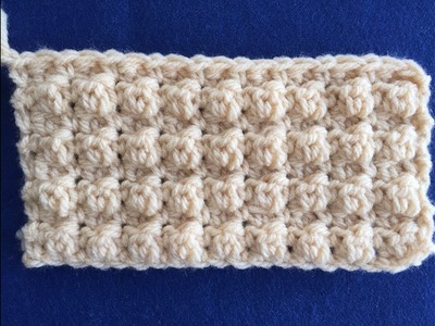 Crochet Bumpy Stitch Tutorial ~ Great for Blankets or Scarfs ~ One Row Repeat