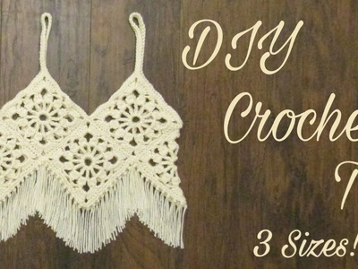 Crochet Summer Crop Top | Crochet Boho Top | Crochet Festival Shirt | Crochet Swim Suit Cover