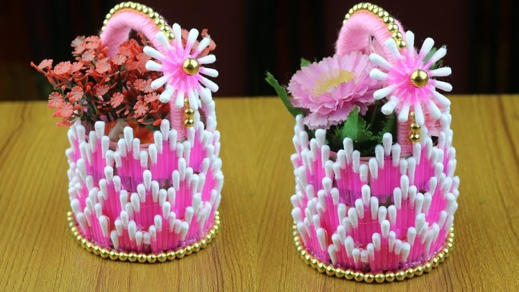 DIY Flower Vase For Home Decor - How to make flower vase || Best out of waste - Best reuse ideas