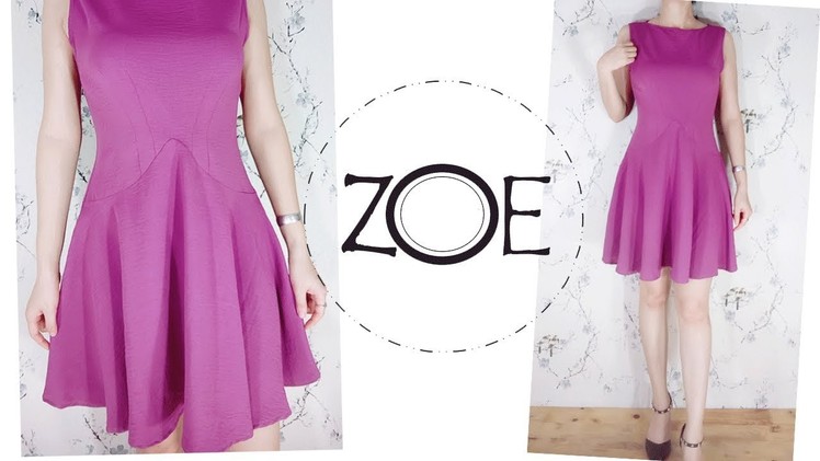 DIY Sewing Sleeveless Vintage Dress | FREE Sewing Patterns | Zoe DIY