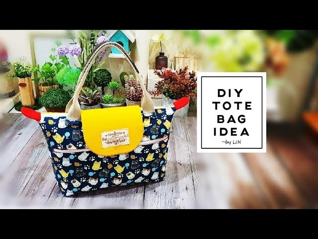 DIY TOTE BAG IDEA ‖ TOTE BAG TUTORIAL #HandyMum