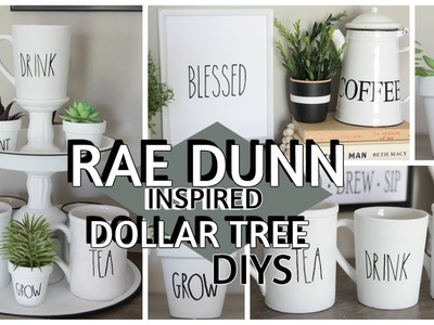 DOLLAR TREE RAE DUNN INSPIRED DIYS