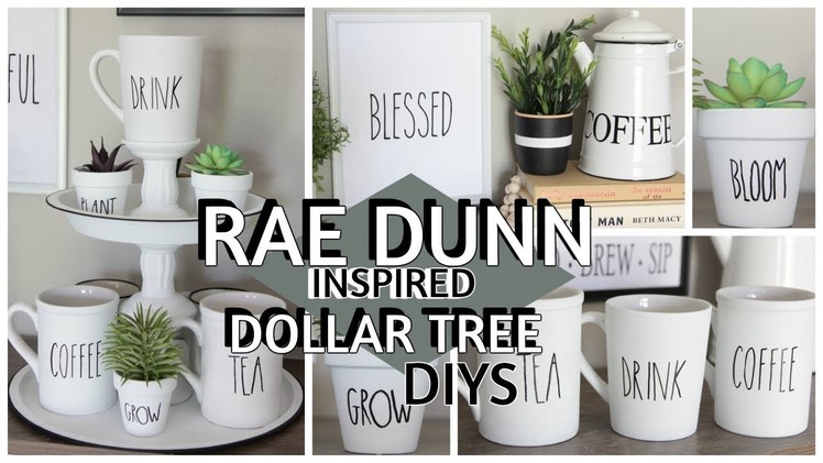 DOLLAR TREE RAE DUNN INSPIRED DIYS