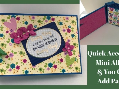 Easy Accordion Mini Album& You Can Add Pages