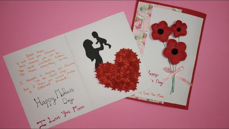Easy & Beautiful Mother's Day Card.DIY Handmade Gift for Mother's day.Mothers day Greeting Card