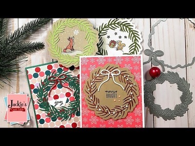 Easy Holiday Wreath Cards & Tags (2018)