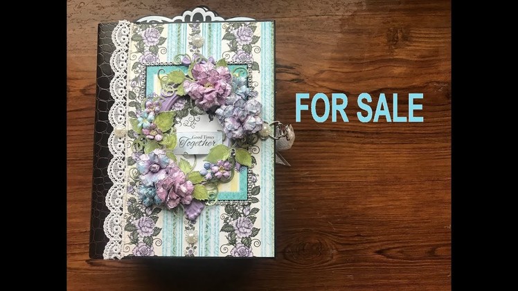 FOR SALE BLUSHING ROSE MINI ALBUM BY SHELLIE GEIGLE