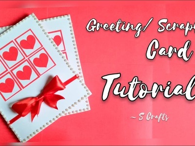 Gift Card Tutorial | Handmade | Scrapbook card tutorial | S Crafts | Easy step by step tutorial